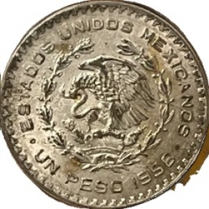 1 peso - Mexico